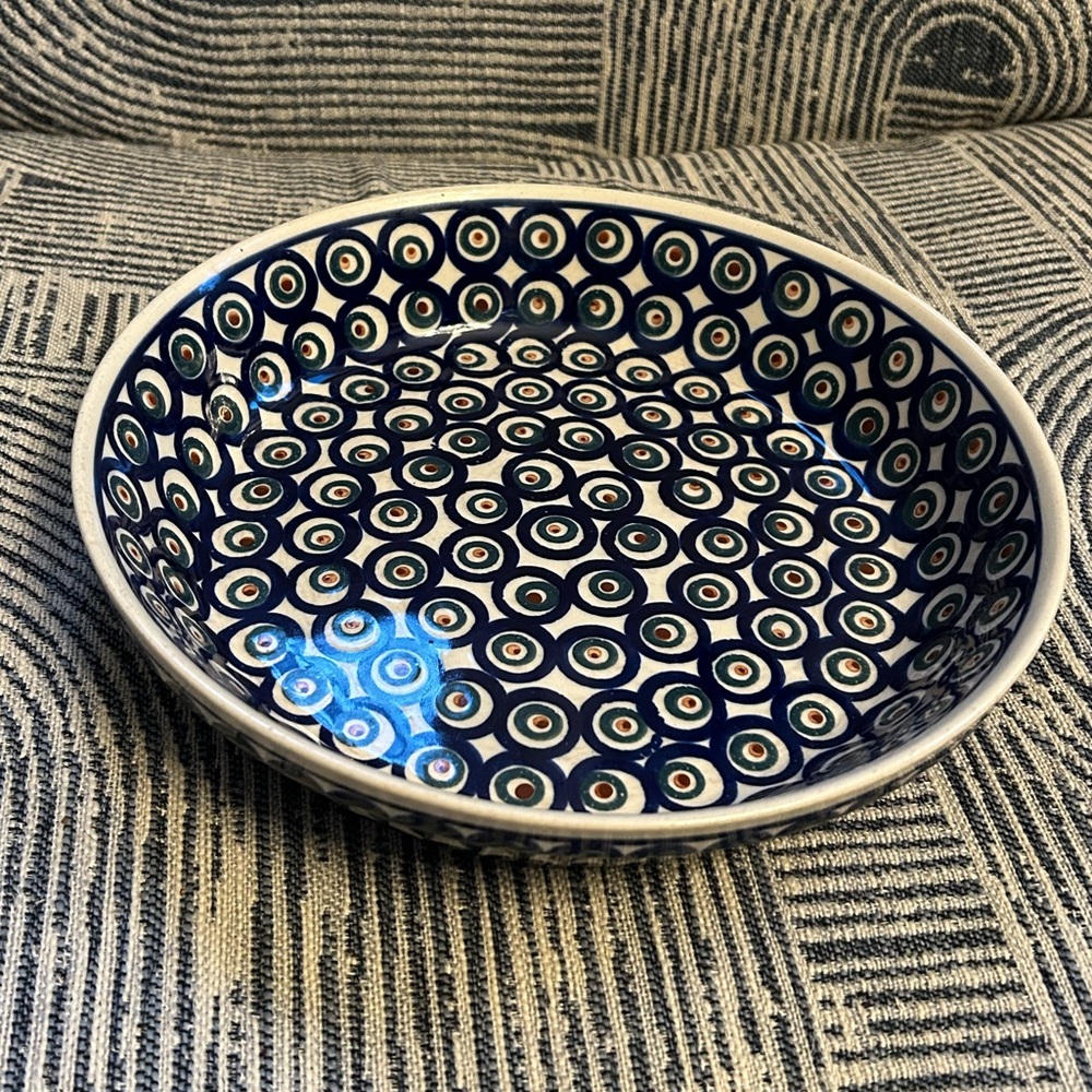 POLISH POTTERY pie dish